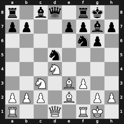 1956 GDR Ch Leipzig GER – Round 14 – Handel, Horst – 0-1 – Fuchs, Reinhart – G42