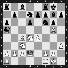 1956 Harmonie CC Open – Round 8 – Anderson, Frank Ross – 1/2-1/2 – Krynaric, H. – G8