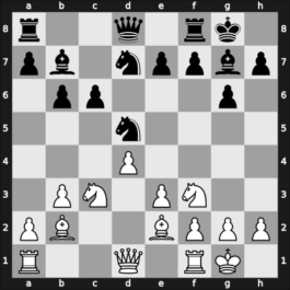1956 Hastings5657 – Round 3 – Gligoric, Sofija – 1-0 – Penrose, Justin – G12