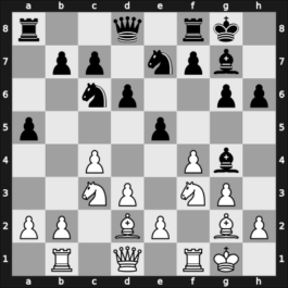 1956 Hastings5657 – Round 4 – Horseman, DG. – 1-0 – Penrose, Jonathan – G15
