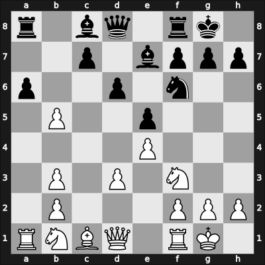1956 Hoogovens – Round 6 – Pilnik, Herman – 1/2-1/2 – Matanovic, Aleksandar – G28