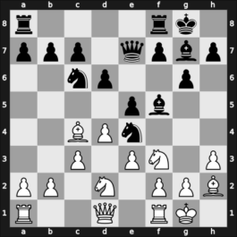 1956 Ilford Premier – Round 4 – Franklin, Michael J – 1/2-1/2 – Clarke, Peter H – G9