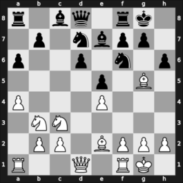1956 JUG-URS – Round 1 – Matanovic, Aleksandar – 1/2-1/2 – Simagin, Vladimir – G12