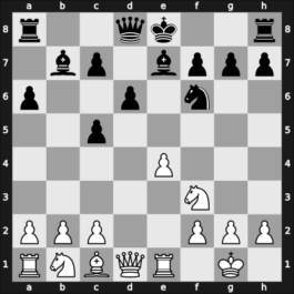 1956 Belgrade (JUG-URS) – Round 1 – Milic, Borislav – 1/2-1/2 – Keres, P. – G17