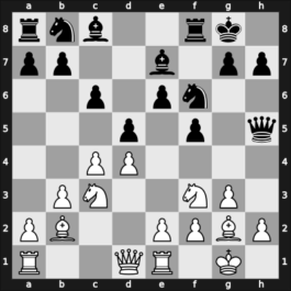 1956 Leningrad ch-URS – Round 1 – Kholmov, Ratmir D – 1/2-1/2 – Zurakhov, Vladlen Y – G2