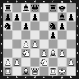 1956 Leningrad ch-URS – Round 1 – Bannik, Anatolij – 1/2-1/2 – Zurakhov, Vladlen Y – G11