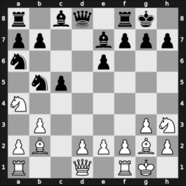 1956 Leningrad ch-URS – Round 1 – Kholmov, Ratmir D – 1/2-1/2 – Korchnoi, Viktor – G18