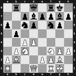 1956 Leningrad ch-URS – Round 1 – Byvshev, Vasily – 1/2-1/2 – Spassky, Boris Vasily – G25