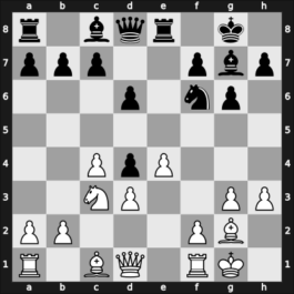 1956 Leningrad ch-URS – Round 1 – Averbakh, Yuri L – 1-0 – Bivshev, Vasily – G27