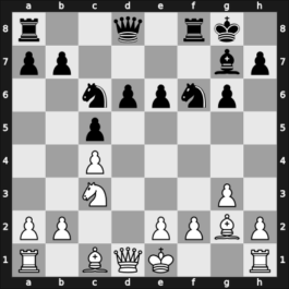 1956 Leningrad ch-URS – Round 1 – Antoshin, Vladimir S – 1/2-1/2 – Korchnoi, Viktor – G36