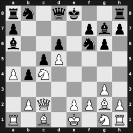 1956 Leningrad ch-URS – Round 1 – Polugaevsky, Lev – 1-0 – Lisitsin, Georgy – G38