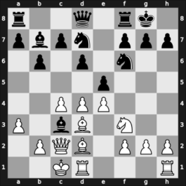 1956 Leningrad ch-URS – Round 1 – Borisenko, Georgy K – 1/2-1/2 – Lisitsin, Georgy – G42