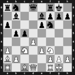 1956 Leningrad ch-URS – Round 1 – Polugaevsky, Lev – 1-0 – Antoshin, Vladimir S – G58