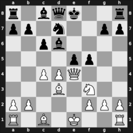 1956 Leningrad ch-URS – Round 1 – Polugaevsky, Lev – 0-1 – Taimanov, Mark E – G59