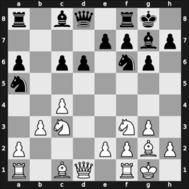 1956 Leningrad ch-URS – Round 1 – Khasin, Abram – 0-1 – Byvshev, Vasily – G62
