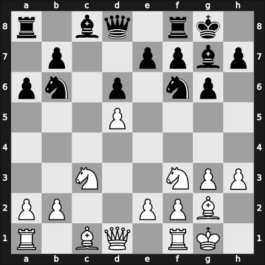 1956 Leningrad ch-URS – Round 1 – Taimanov, Mark E – 1-0 – Antoshin, Vladimir S – G63