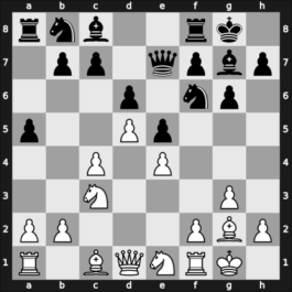 1956 Leningrad ch-URS – Round 1 – Korchnoi, Viktor – 1-0 – Bivshev, Vasily – G65