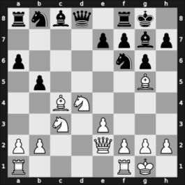 1956 Leningrad ch-URS – Round 1 – Simagin, Vladimir – 0-1 – Korchnoi, Viktor – G74