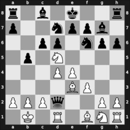1956 Leningrad ch-URS – Round 1 – Zurakhov, Vladlen Y – 1/2-1/2 – Bivshev, Vasily – G99