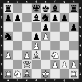 1956 Leningrad ch-URS – Round 1 – Polugaevsky, Lev – 1-0 – Simagin, Vladimir – G118