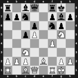 1956 Leningrad ch-URS – Round 1 – Zurakhov, Vladlen Y – 0-1 – Korchnoi, Viktor – G123