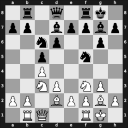 1956 Leningrad ch-URS – Round 1 – Lisitsin, Georgy – 0-1 – Bannik, Anatolij – G127