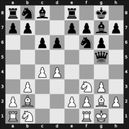 1956 Leningrad ch-URS – Round 1 – Lisitsin, Georgy – 1/2-1/2 – Taimanov, Mark E – G131