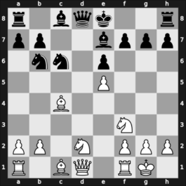 1956 Leningrad ch-URS – Round 13 – Antoshin, Vladimir S – 0-1 – Averbakh, Yuri L – G137