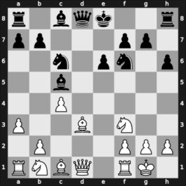 1956 Manhattan CC Ch sf-C 5657 – Round ? – Shainswit, George – 1/2-1/2 – Greene, Sanford I – G10