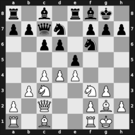 1956 Mar del Plata – Round 2 – Idigoras, Gregorio – 1/2-1/2 – Bolbochan, J. – G16