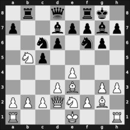 1956 Mar del Plata – Round 4 – Shocron, Alon – 1/2-1/2 – Bolbochan, J. – G29