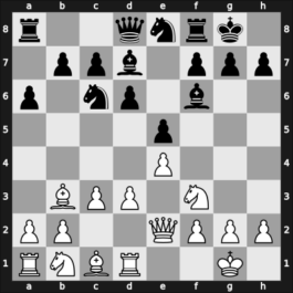 1956 Mar del Plata – Round 7 – Pelikan, Anna – 1/2-1/2 – San Martin Sanguinetti, Vicente – G43