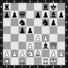 1956 Mar del Plata – Round 9 – Pelikan, Jorge – 1/2-1/2 – Bolbochan, J. – G54