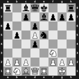 1956 Marianske Lazne/Praha – Round 1 – Balanel, Ion – 1/2-1/2 – Filip, Miroslav – G3