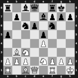 1956 Marianske Lazne/Praha – Round 4 – Sefc, Jan – 1/2-1/2 – Stahlberg, Gideon – G25