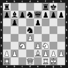 1956 Marianske Lazne/Praha – Round 7 – Wade, Robert G – 1/2-1/2 – Sefc, Jan – G44