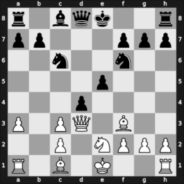 1956 Marianske Lazne/Praha – Round 1 – Pilnik, Herman – 1/2-1/2 – Uhlmann, Wolfgang – G4