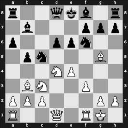 1956 Marianske Lazne/Praha – Round 5 – Pilnik, Herman – 1/2-1/2 – Ujtelky, Maximilian – G12