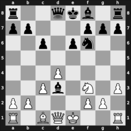 1956 Marianske Lazne/Praha – Round 11 – Pilnik, Herman – 1/2-1/2 – Flohr, Salo – G31