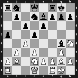 1956 Marianske Lazne/Praha – Round 14 – Flohr, Salo – 1/2-1/2 – Pachman, Ludek – G40