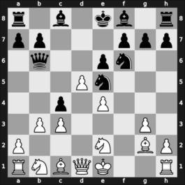 1956 Marianske Lazne/Praha – Round 15 – Beni, Alfred – 0-1 – Flohr, Salo – G43