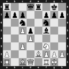 1956 Montevideo – Round 1 – Ader Hausman, Walter – 1/2-1/2 – Isain, Pedros Santos – G1