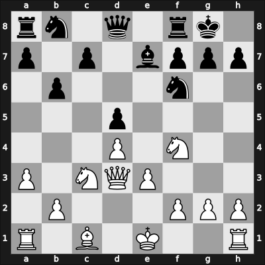1956 Montevideo – Round 1 – Najdorf, Miguel – 1-0 – Ader Hausman, Walter – G12