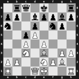 1956 Montevideo – Round 1 – Ader Hausman, Walter – 1/2-1/2 – Alvarez del Monte, Jose – G21