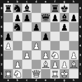 1956 Montevideo – Round 1 – Bauza, Lorenzo – 1/2-1/2 – Eliskases – G28