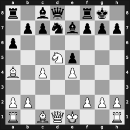 1956 Montevideo – Round 1 – Eliskases, Erich – 1/2-1/2 – De Souza Mendes, Joao – G42