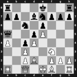 1956 Montevideo – Round 1 – Fernandez Zubieta, Cristian Benjamin – 1/2-1/2 – Olivera, Alfredo – G45