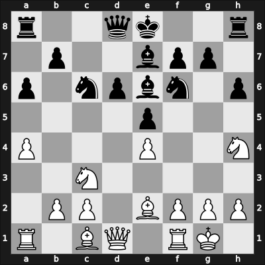1956 Montreal – Round 1 – Drakert, William – 1/2-1/2 – Joyner, Lionel – G18