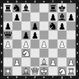 1956 Moscow – Round 1 – Ciocaltea, Victor – 0-1 – Gligorić, Svetozar – G7