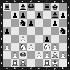 1956 Moscow Ch – Round 1 – Petrosian, Tigran A. – 0-1 – Vasiukov, Evgeni – G8